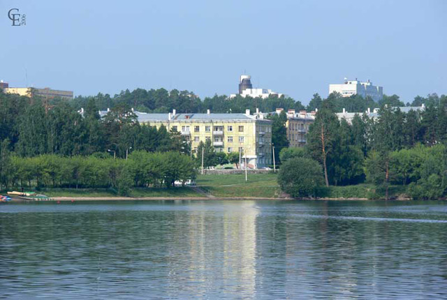 Вид на город Снежинск